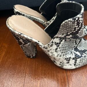 Snakeskin ALDO Mules